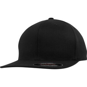 Flexfit by Yupoong Unisex Adults Flat Visor Cap / Black